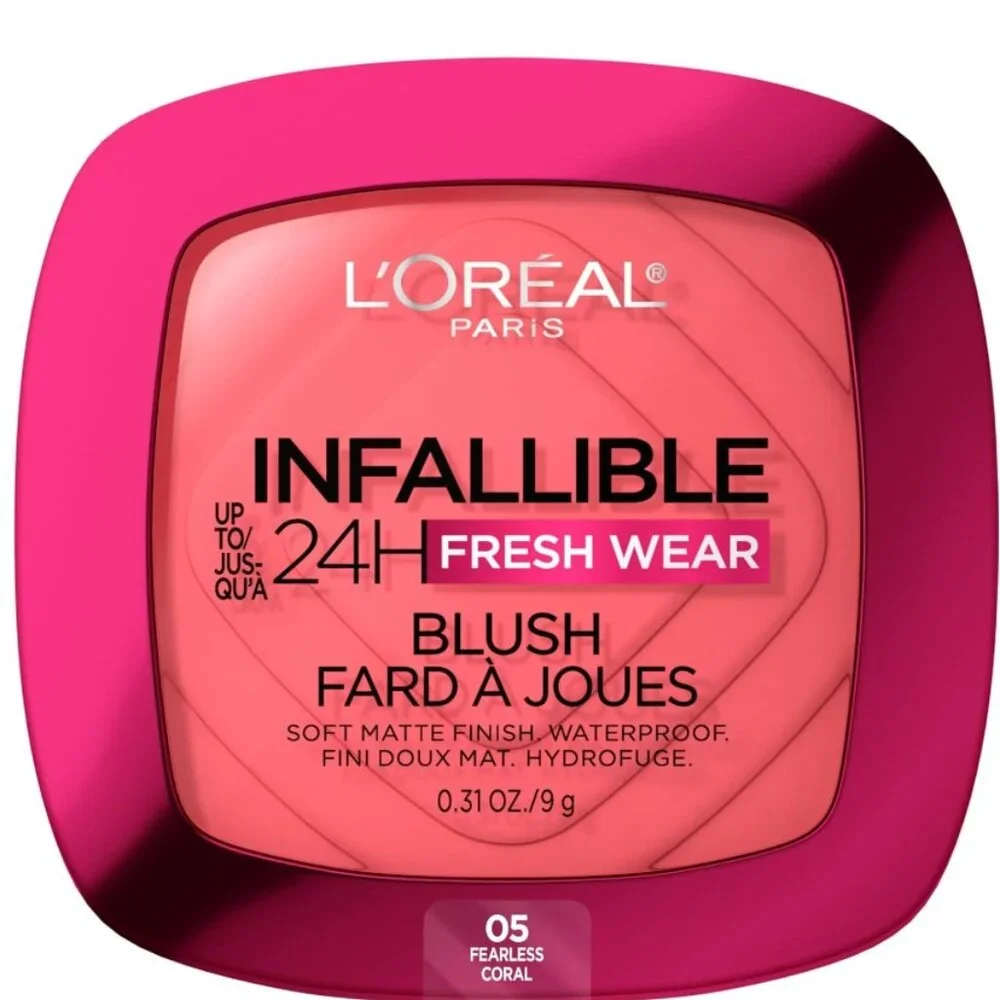 L'Oreal Infallible Up to 24H Fresh Wear Soft Matte Blush - #05 Fearless Coral
